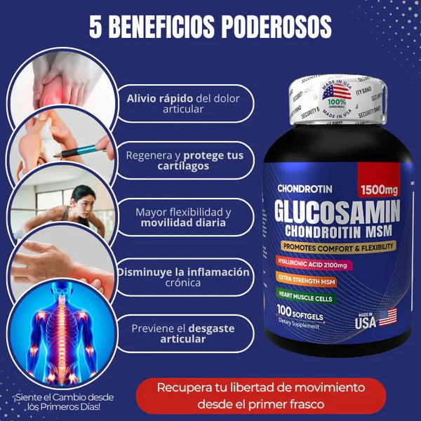 Glucosamin 1500mg – X100 Cápsulas
