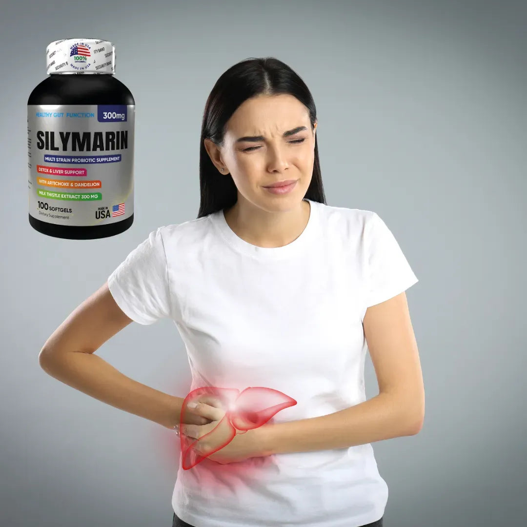 Silymarin (Cardo Mariano) - Detox y Protección Hepática (x100 Softgels)