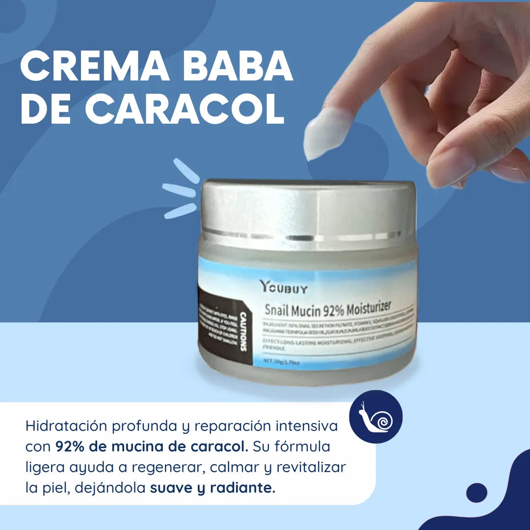 BABA CARACOL AL 92% - HIDRATA Y REPARA
