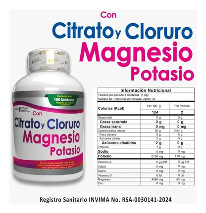 CITRATO Y CLORURO 4 EN 1