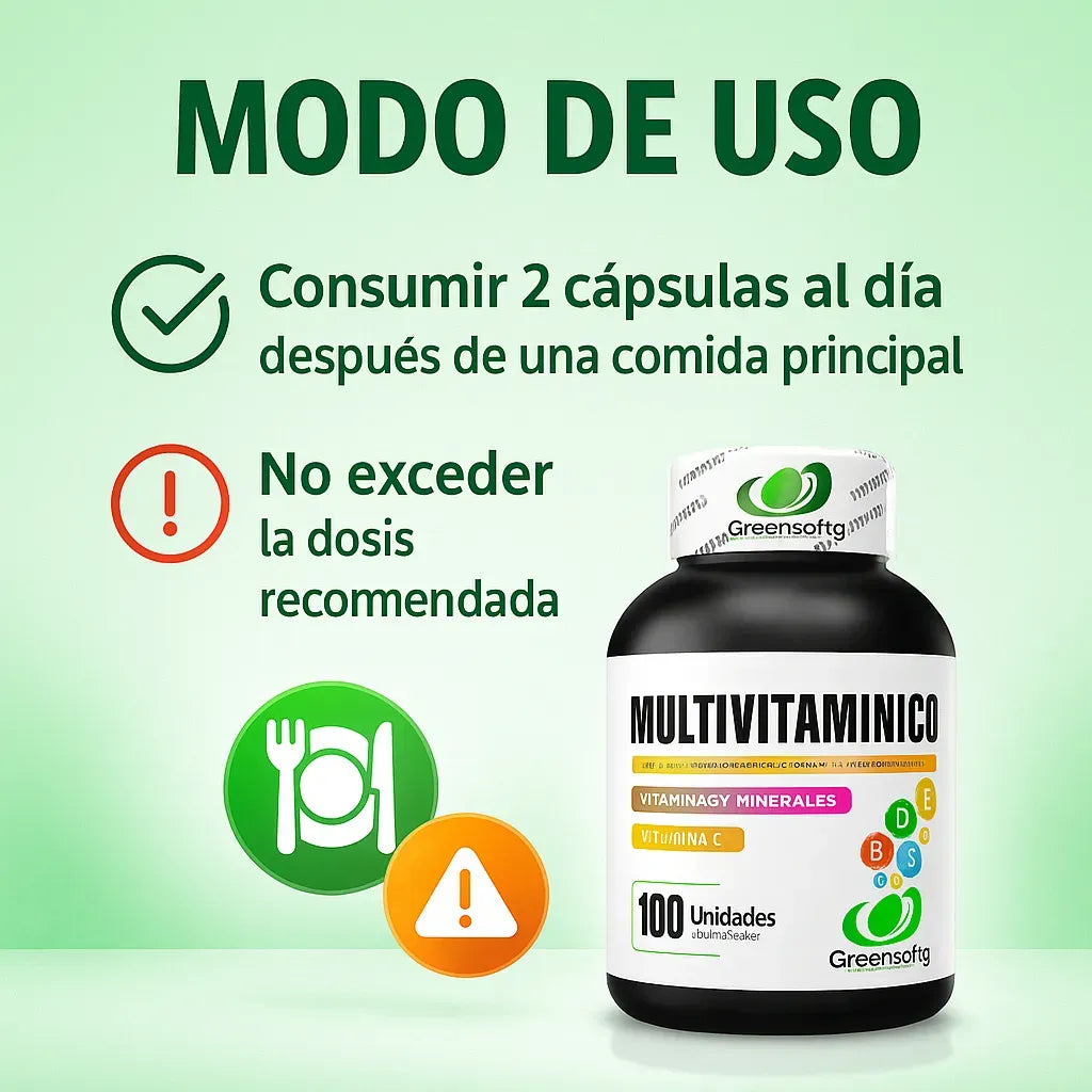 Multivitamínico Completo - Vitalidad y Defensas (x100)