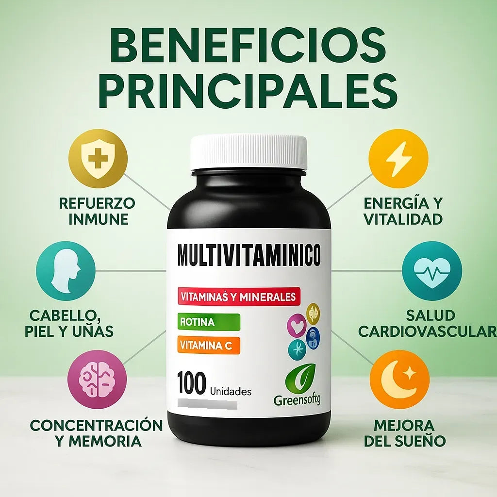 Multivitamínico Completo - Vitalidad y Defensas (x100)