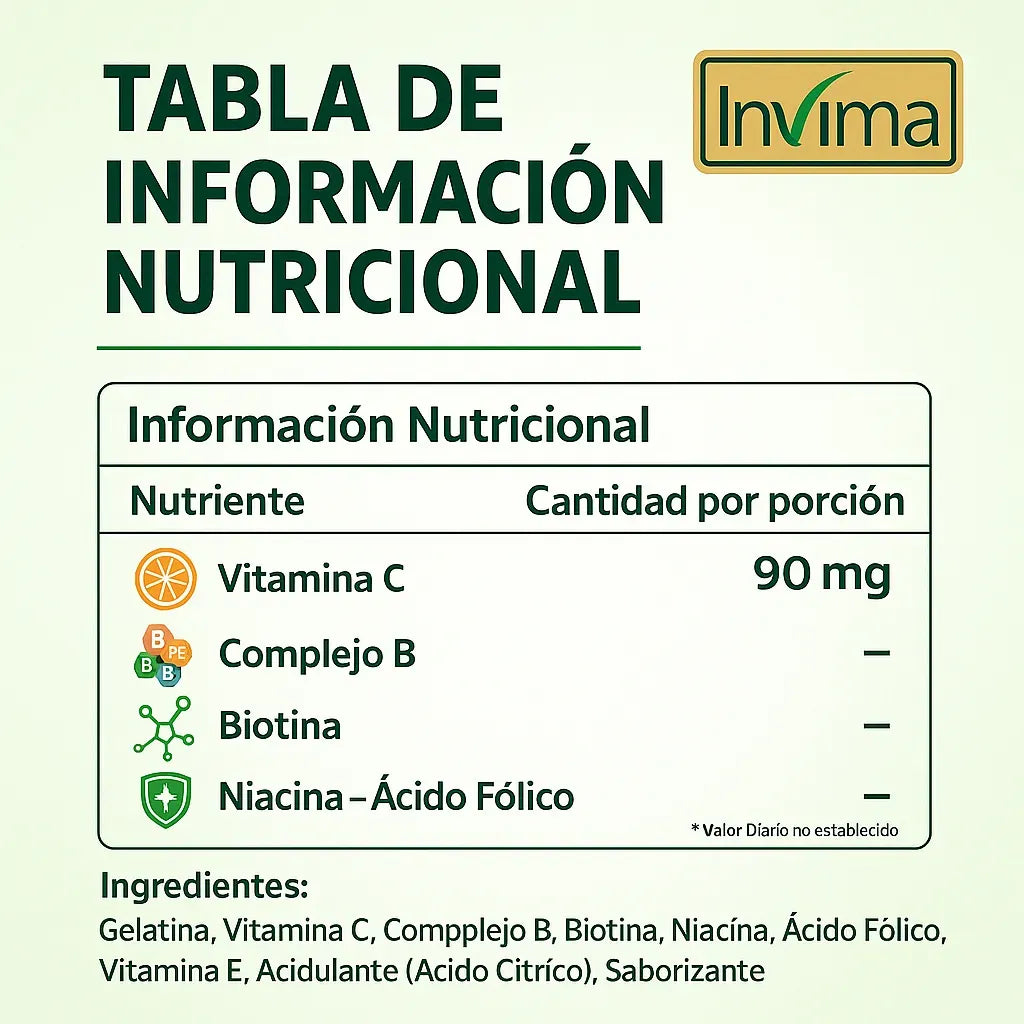 Multivitamínico Completo - Vitalidad y Defensas (x100)