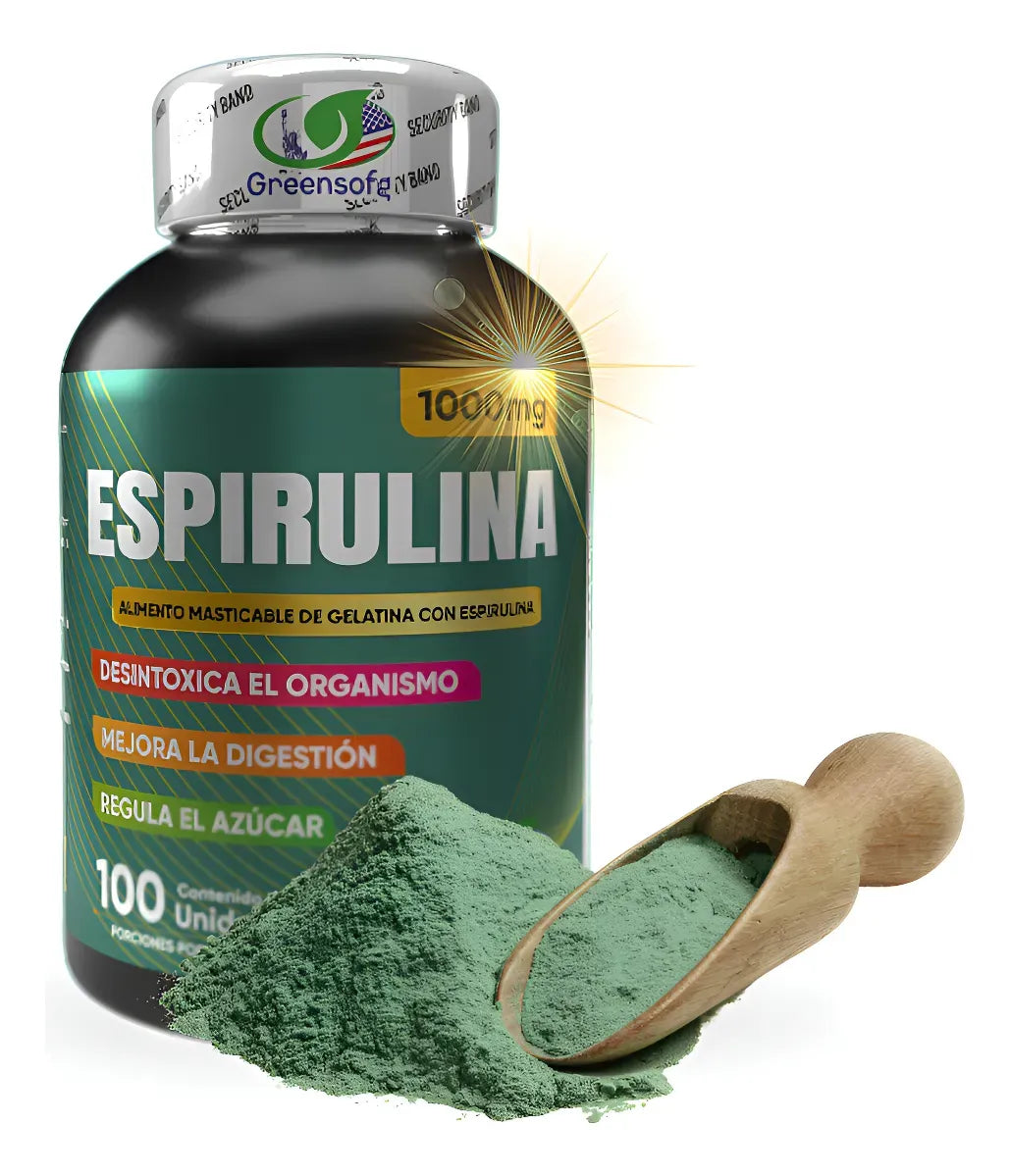 Espirulina - Energía y Desintoxicación (x100 Softgels)