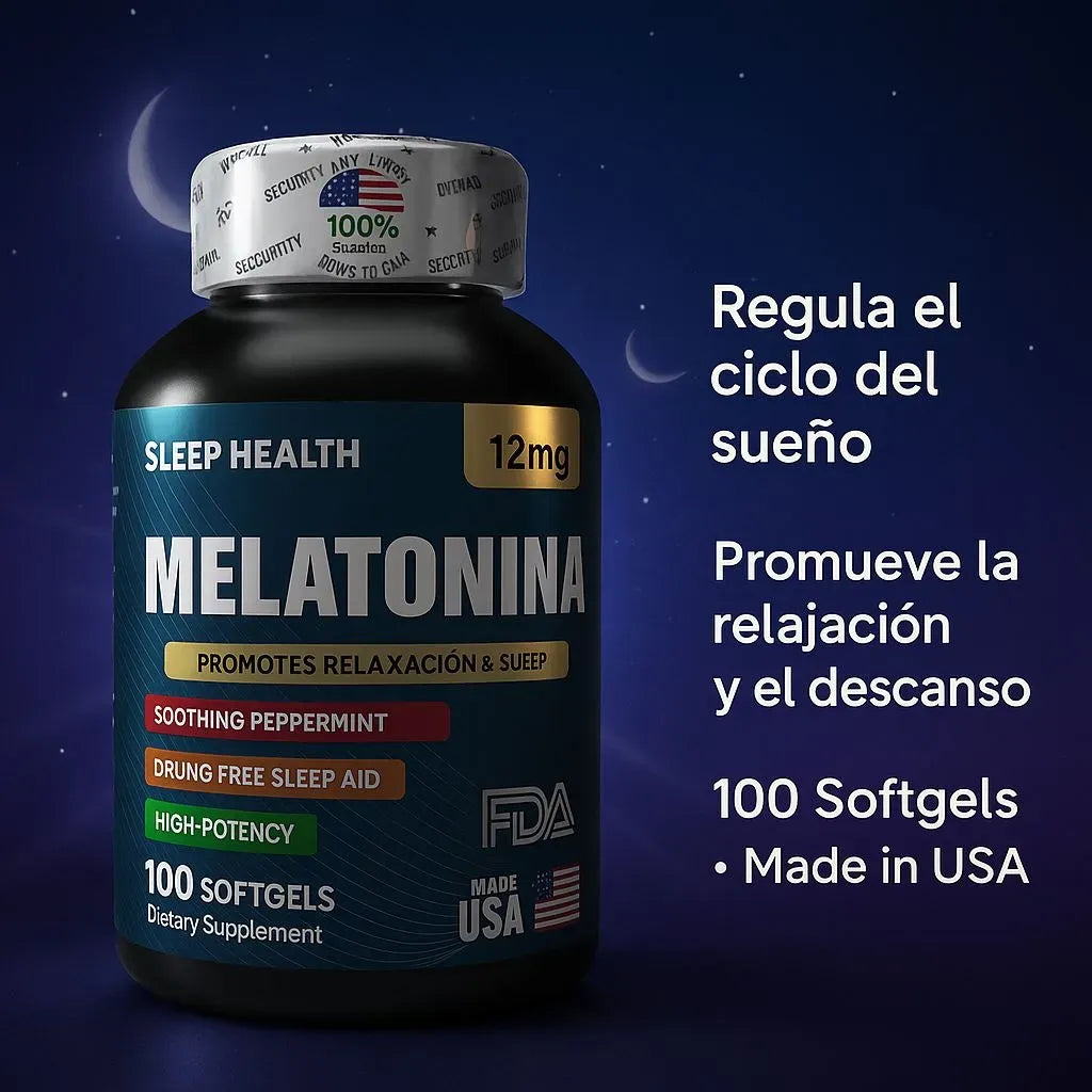 Melatonina - Soporte para el Sueño Profundo (x100)