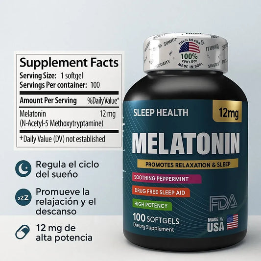 Melatonina - Soporte para el Sueño Profundo (x100)