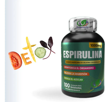 Espirulina - Energía y Desintoxicación (x100 Softgels)