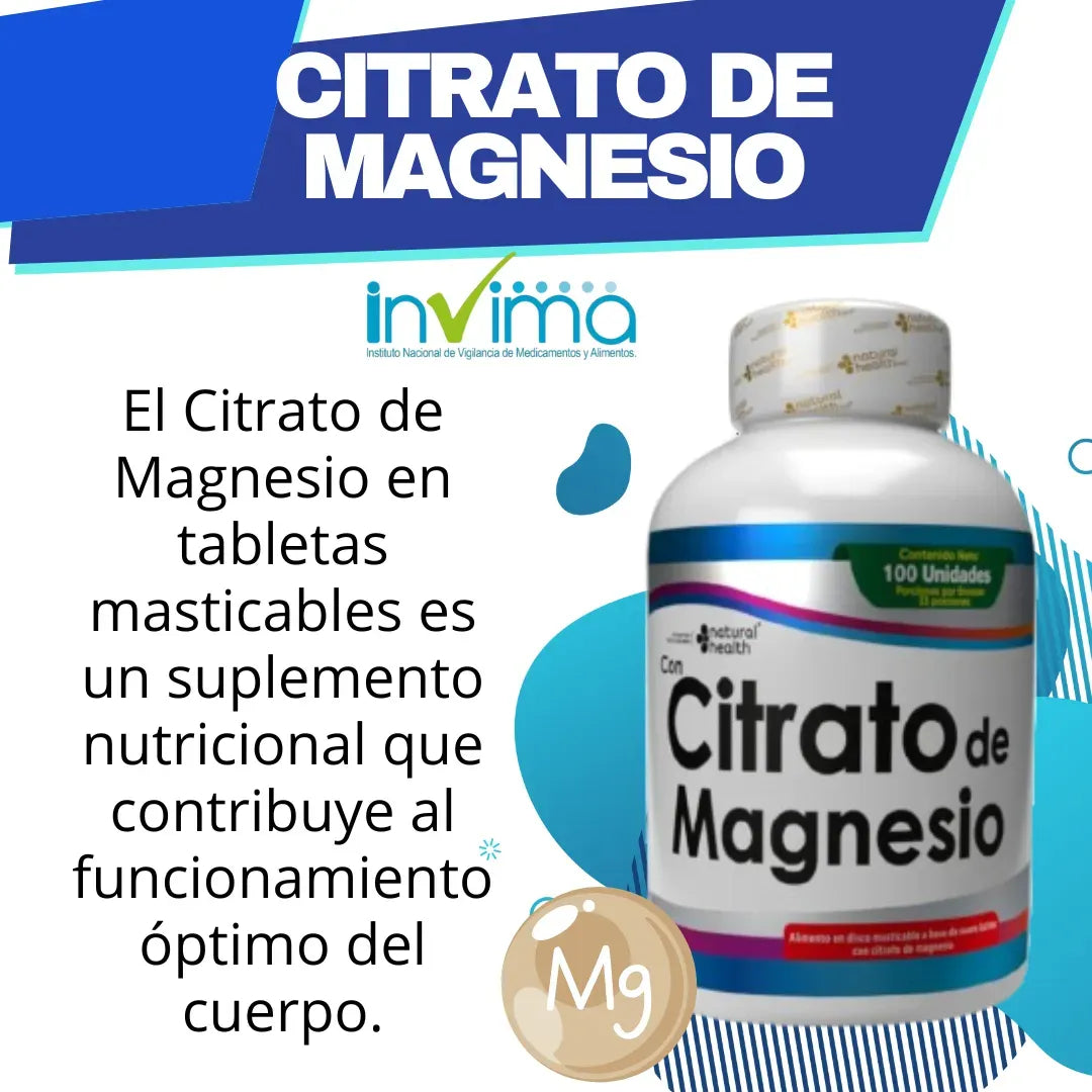 Citrato de Magnesio con invima