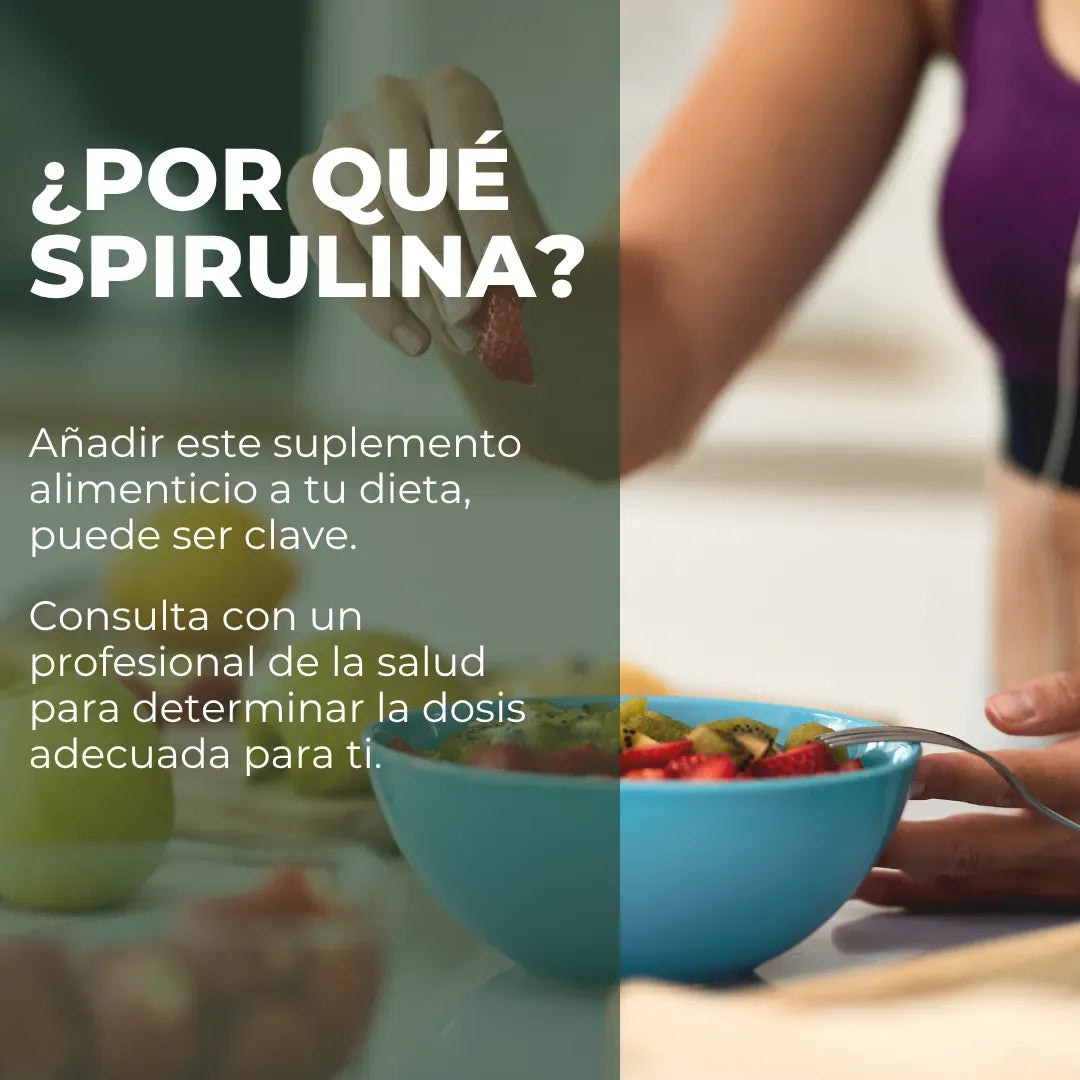 Espirulina - Energía y Desintoxicación (x100 Softgels)