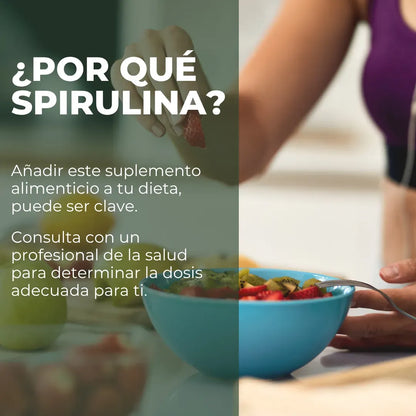 Espirulina - Energía y Desintoxicación (x100 Softgels)