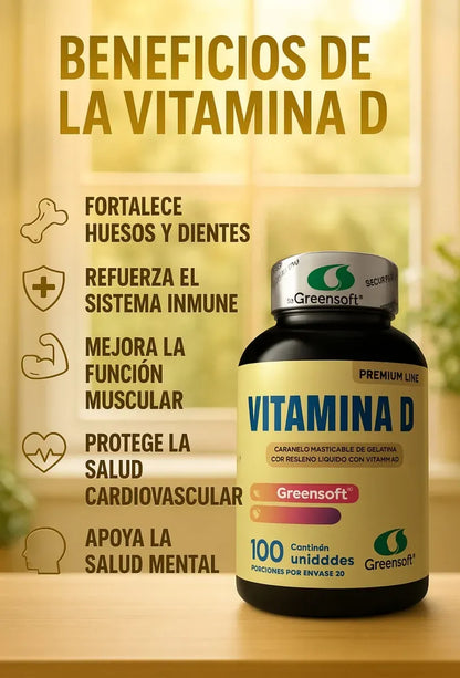 Vitamina D3 - Salud Ósea e Inmune (con INVIMA)