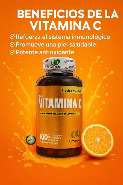 Vitamina C - Refuerzo Inmune y Antioxidante (x100)
