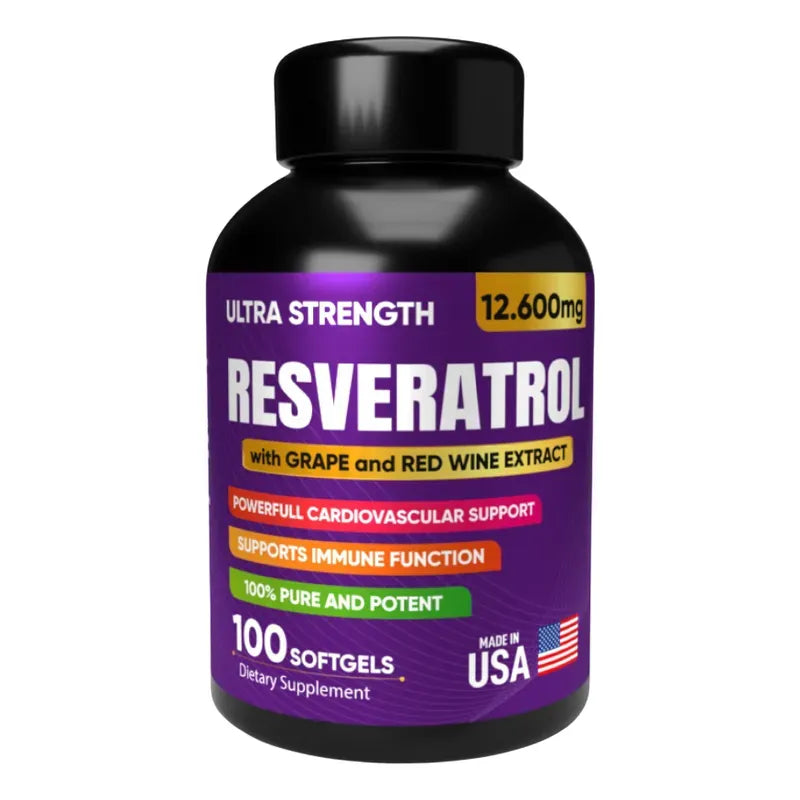 Resveratrol - Protección Celular y Antienvejecimiento (x100)