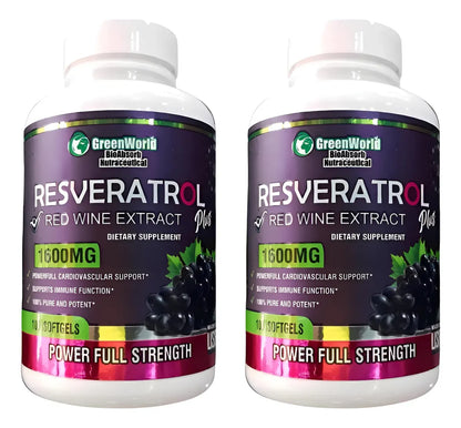Resveratrol green worl x100 sofgels