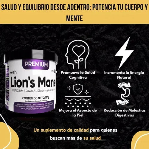 Melena de León en Polvo - Función Cognitiva (150 gr)
