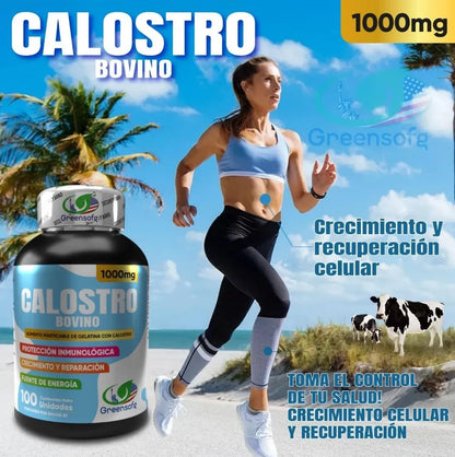 Calostro Bovino - Soporte Inmune y Regeneración (x100 Softgels)