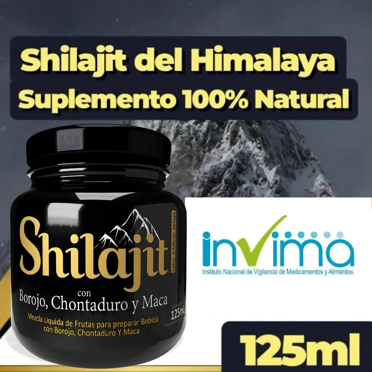 Shilajit - Energía y Vitalidad (con INVIMA)