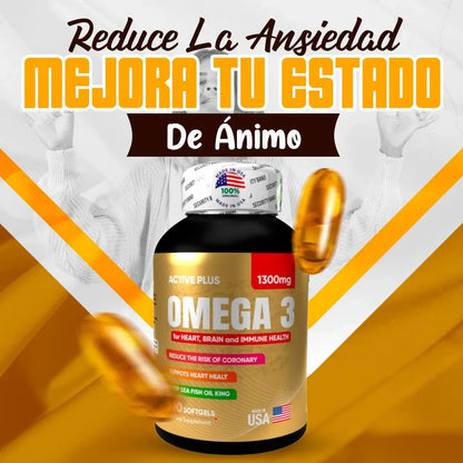 Omega 3 Americano - Salud Cardiovascular (x100 Softgels)