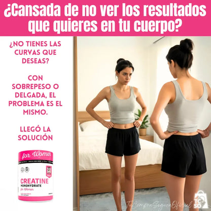 Creatine For Women + Colágeno - Rendimiento y Estructura