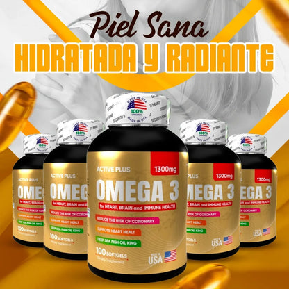 Omega 3 Americano - Salud Cardiovascular (x100 Softgels)