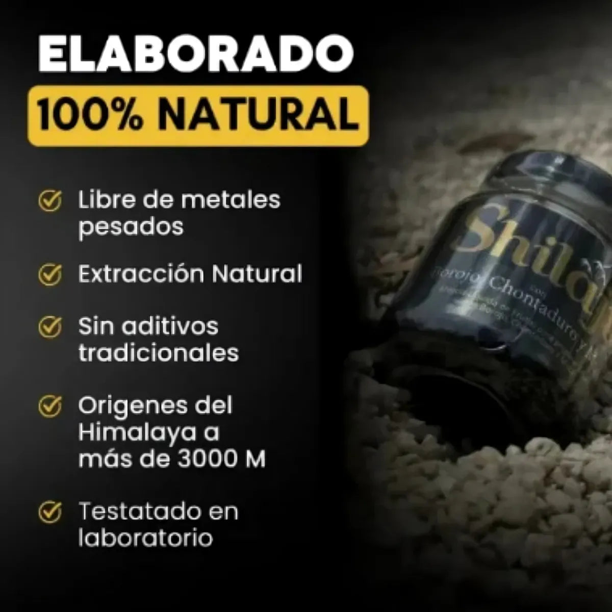 Shilajit - Energía y Vitalidad (con INVIMA)