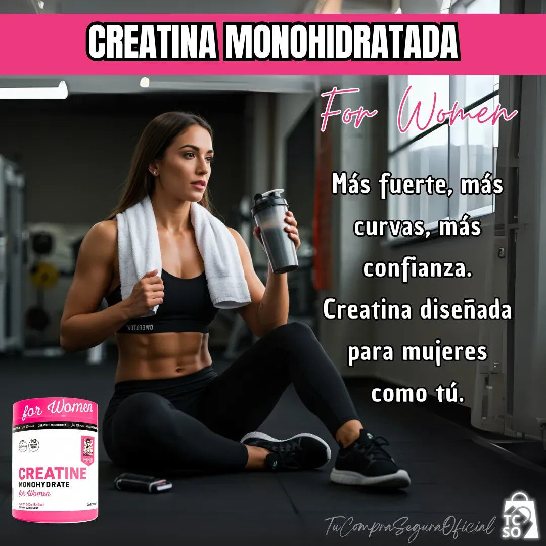 Creatine For Women + Colágeno - Rendimiento y Estructura