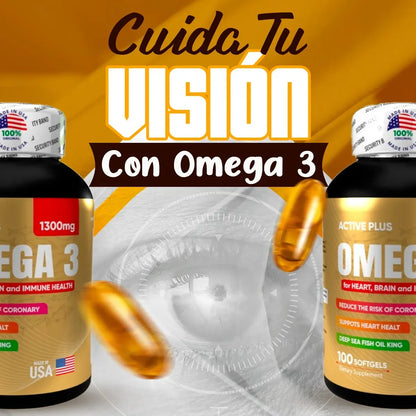 Omega 3 Americano - Salud Cardiovascular (x100 Softgels)
