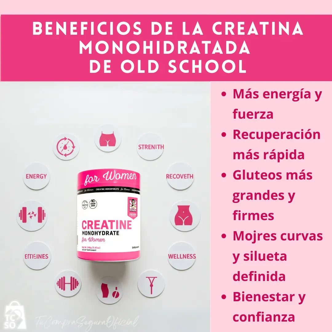 Creatine For Women + Colágeno - Rendimiento y Estructura