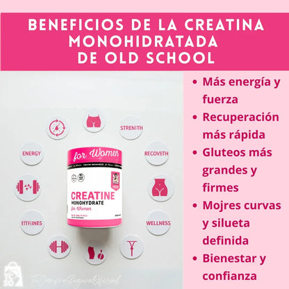 Creatine For Women + Colágeno - Rendimiento y Estructura