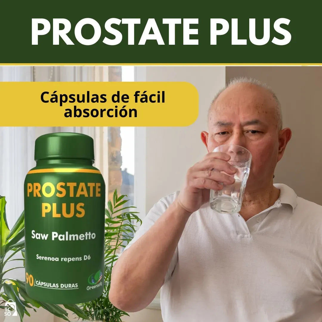 Prostate Plus - Salud Prostática y Urinaria Masculina (90 Cápsulas)