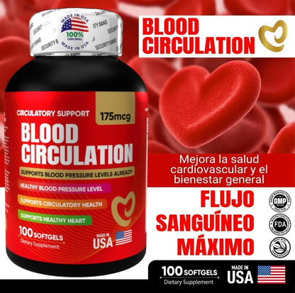 Blood Circulation - Soporte Cardiovascular y Flujo Sanguíneo (x100 Softgels)