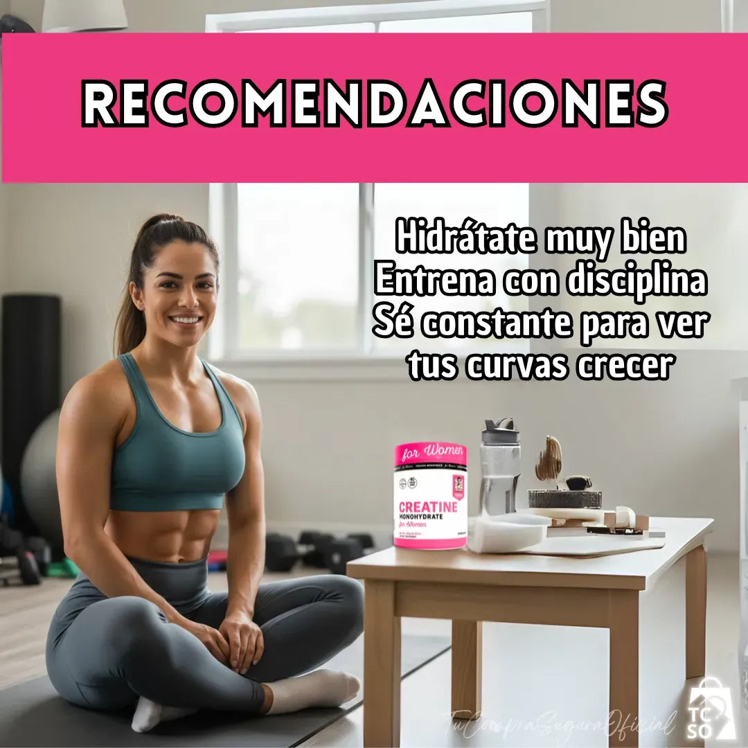 Creatine For Women + Colágeno - Rendimiento y Estructura