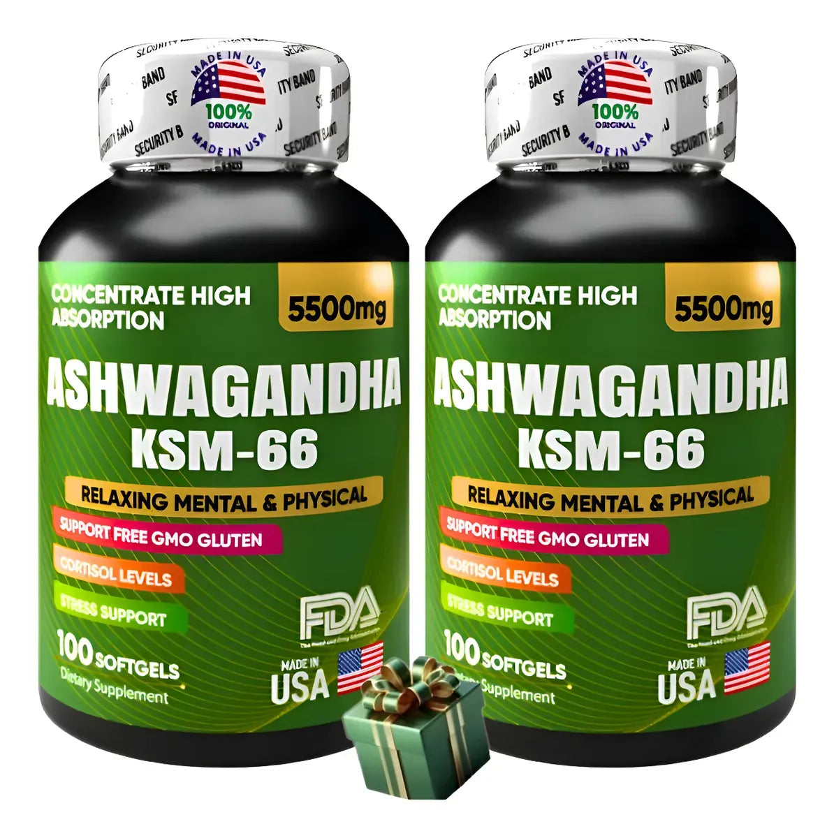 Ashwagandha original KSM66 x100 softgels