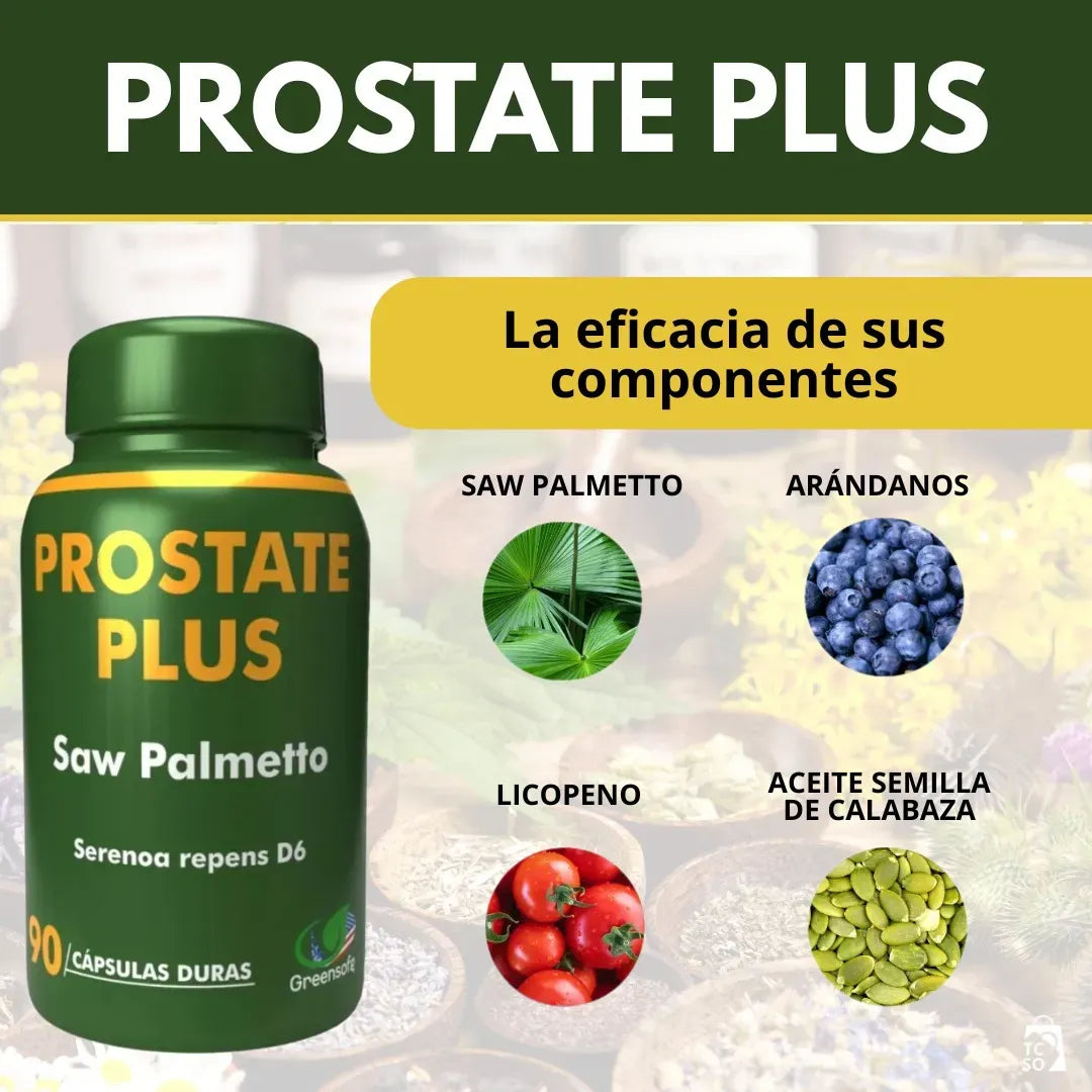 Prostate Plus - Salud Prostática y Urinaria Masculina (90 Cápsulas)