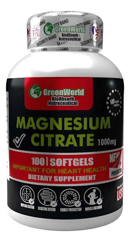 CITRATO DE MAGNESIO GREENWORLD