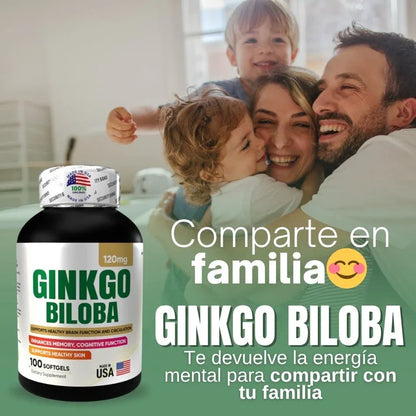 Ginkgo Biloba - Memoria y Concentración (x100 Softgels)