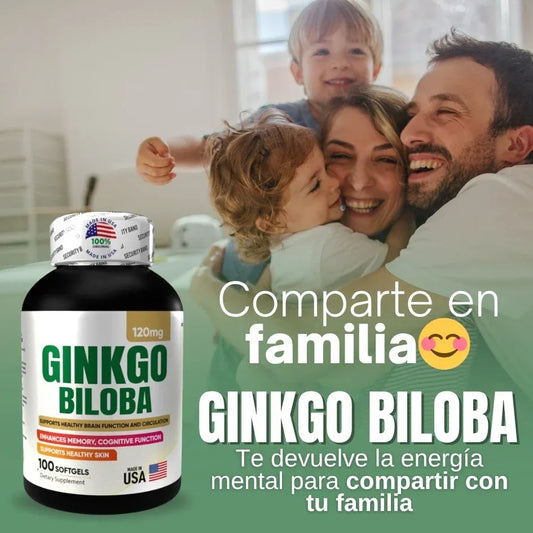 Ginkgo Biloba - Memoria y Concentración (x100 Softgels)