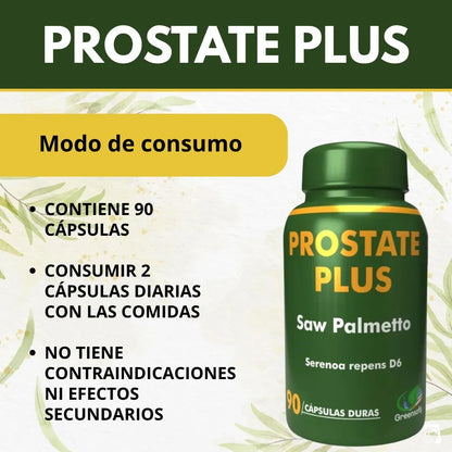 Prostate Plus - Salud Prostática y Urinaria Masculina (90 Cápsulas)