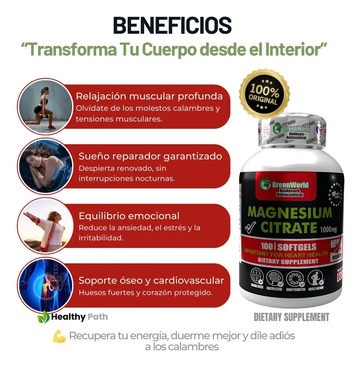 CITRATO DE MAGNESIO GREENWORLD