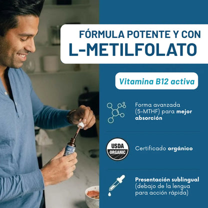METILFOLATO 5-MTHF ENERGÍA Y MENTE CLARA