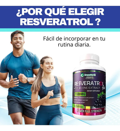 Resveratrol green worl x100 sofgels