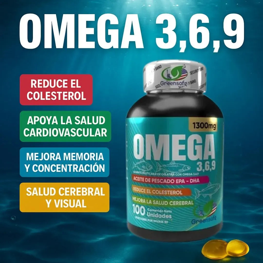 Omega 3, 6 y 9 - Soporte Integral Cardiovascular