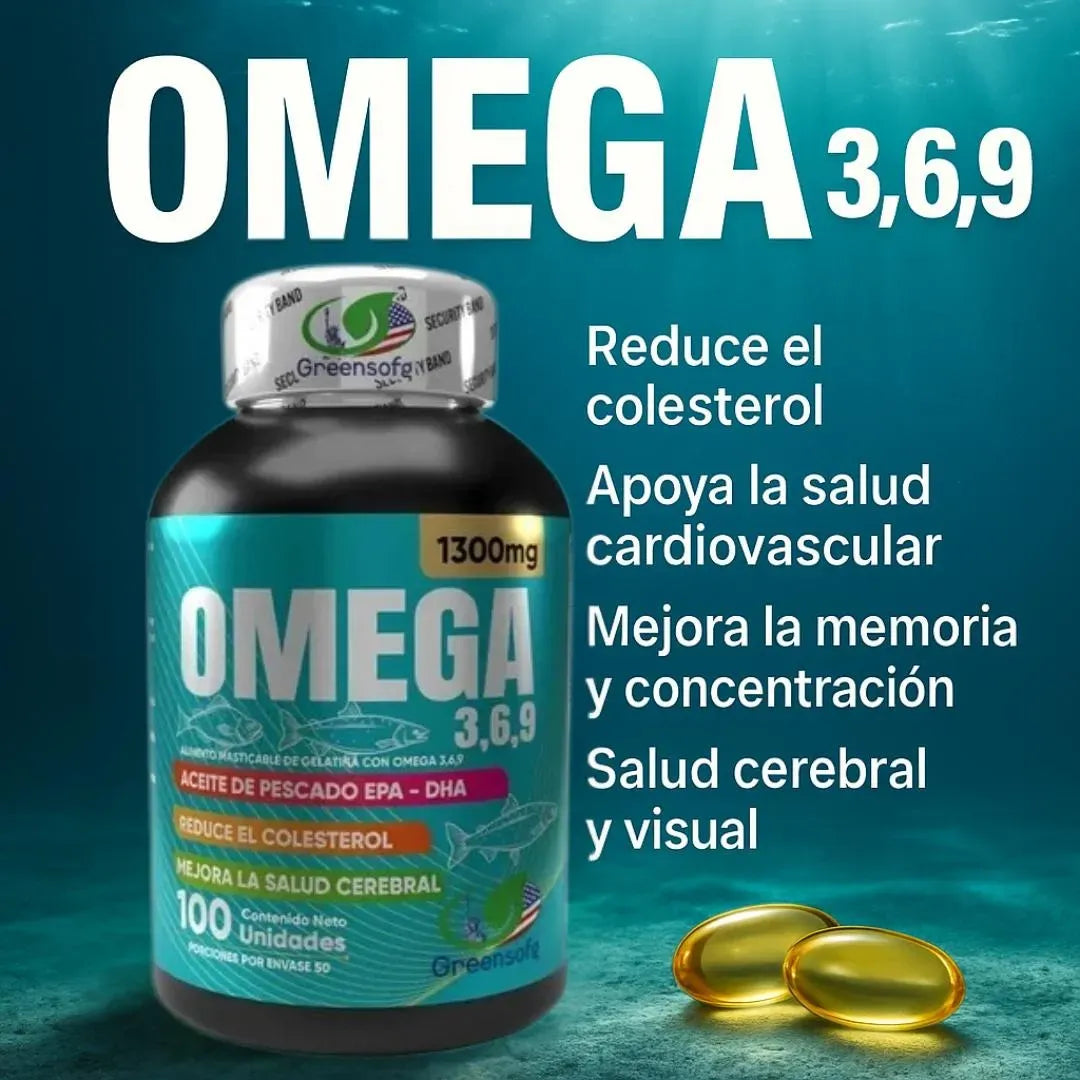 Omega 3, 6 y 9 - Soporte Integral Cardiovascular