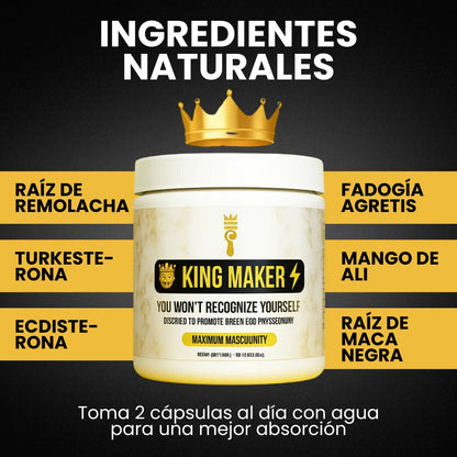 KING MAKER - POTENCIADOR DE TESTOSTERONA
