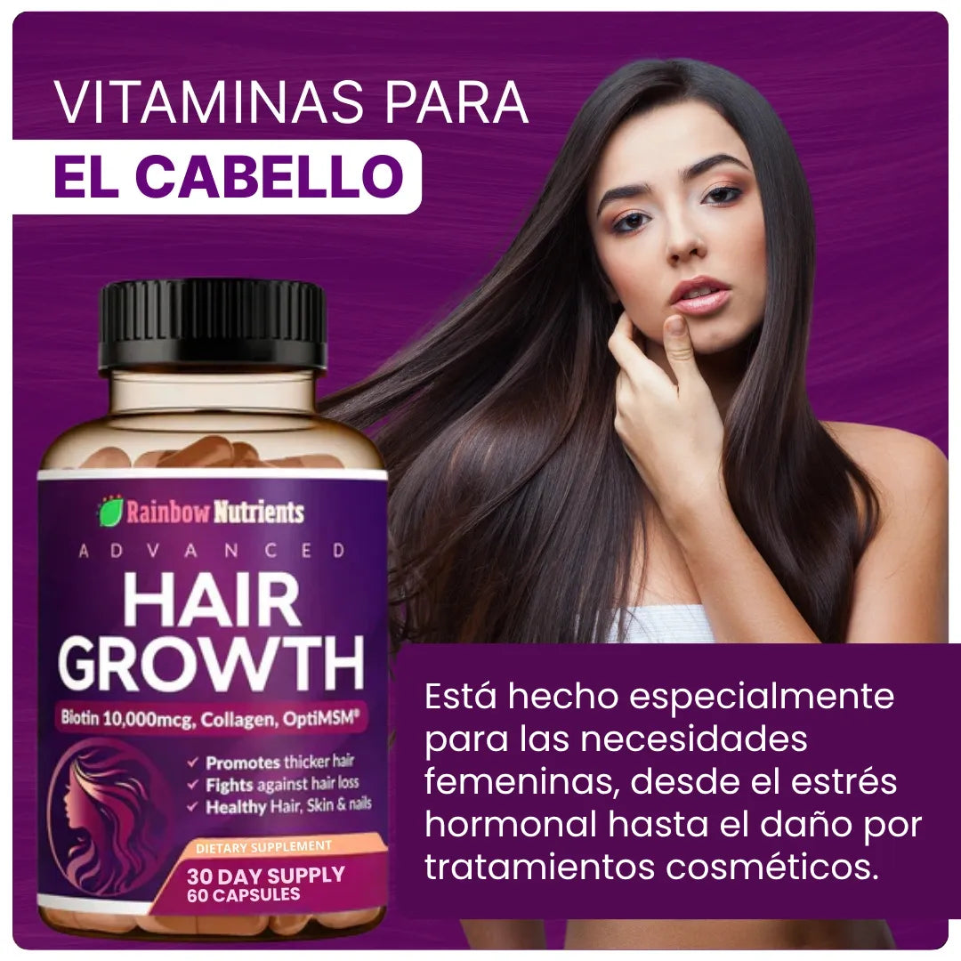 VITAMINAS PARA EL CABELLO HAIR GROWTH