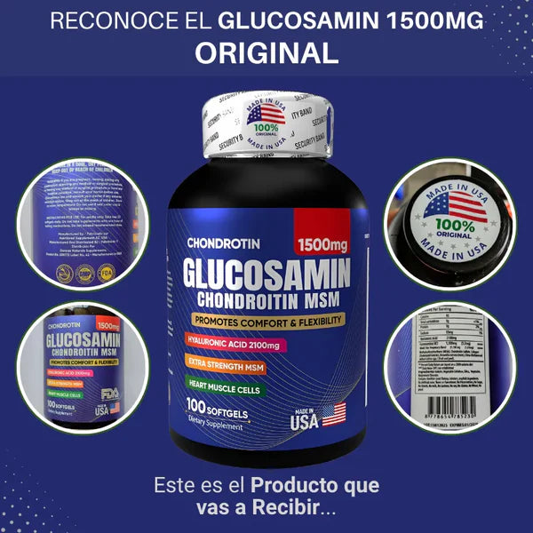 Glucosamin 1500mg – X100 Cápsulas